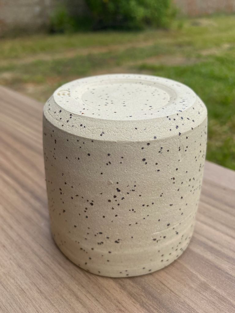 Copo de Servir | Branco com Pintinhas