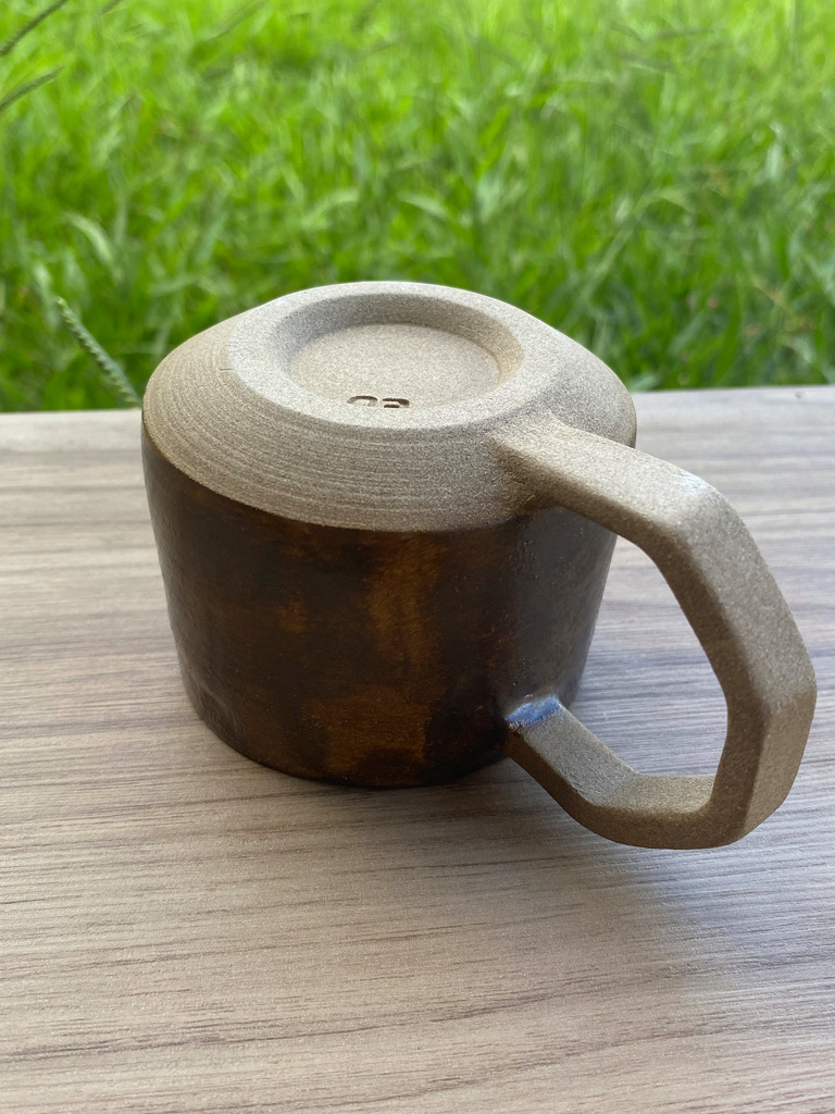 Caneca pequena | Grés Cappuccino e Chocolate